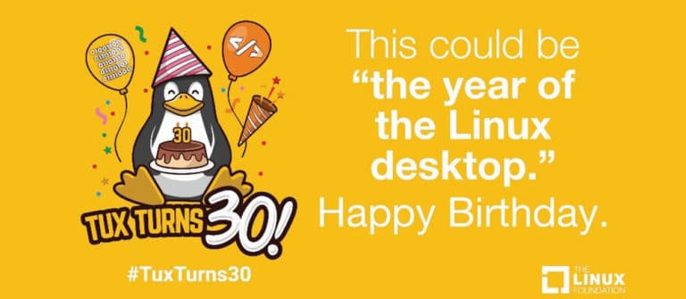 Dies ist “das Jahr des Linux-Desktops”. Happy Birthday